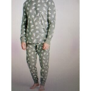 NWT Men’s Halloween ghost pajama set matching family extra-large